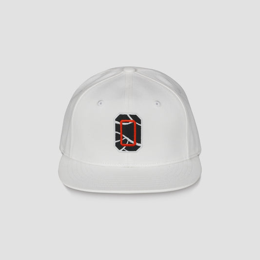 Flat Visor 6panel ''O'' WH