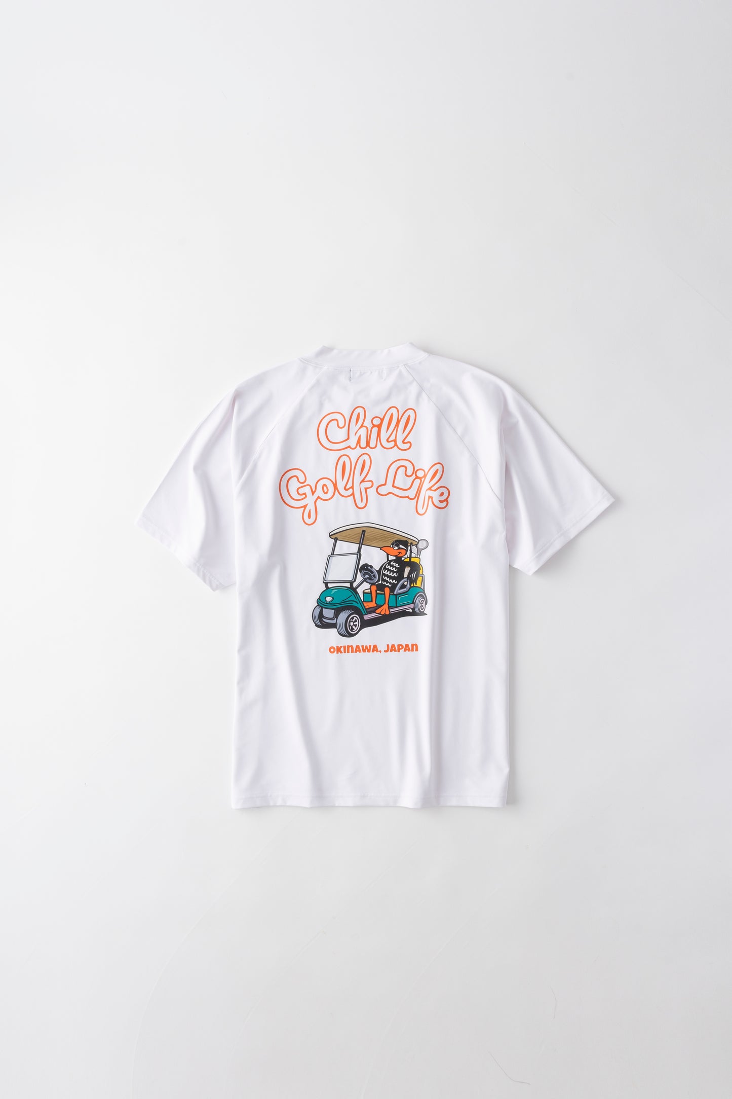 ＊NEW＊【UNISEX】Raglan Mock neck Shirt Chill Golf Life Cart Higa-kun 4way