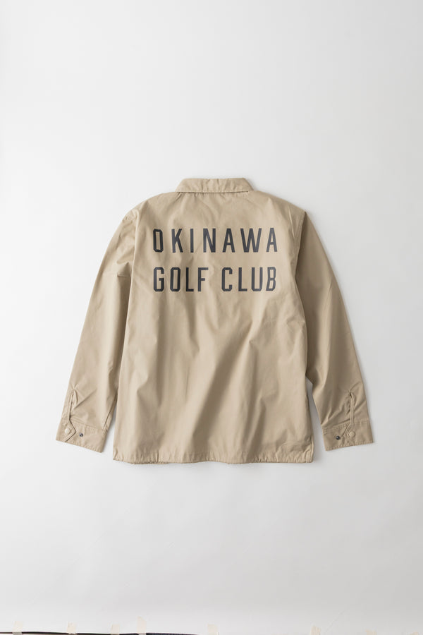 Coach Jacket Circle Higakun OKINAWA GOLF CLUB オキナワゴルフクラブ