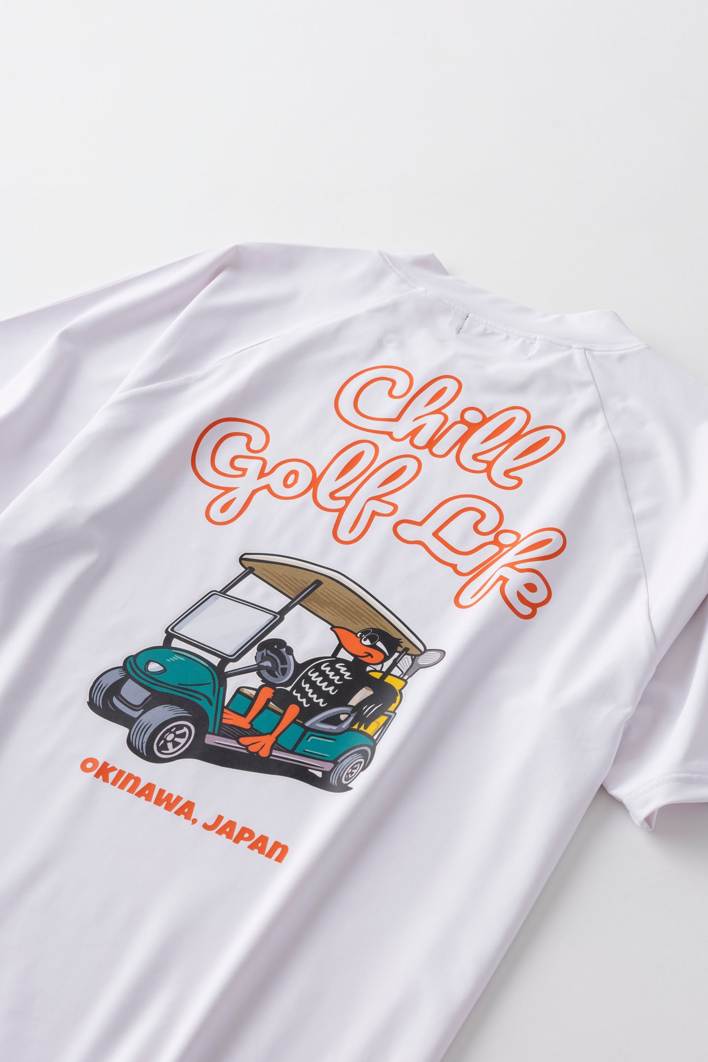 ＊NEW＊【UNISEX】Raglan Mock neck Shirt Chill Golf Life Cart Higa-kun 4way