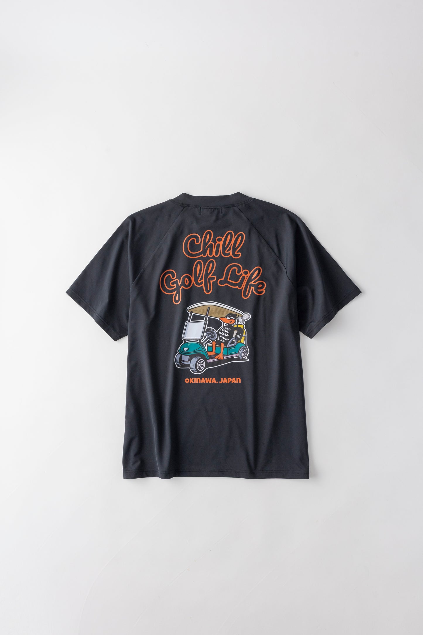 ＊NEW＊【UNISEX】Raglan Mock neck Shirt Chill Golf Life Cart Higa-kun 4way