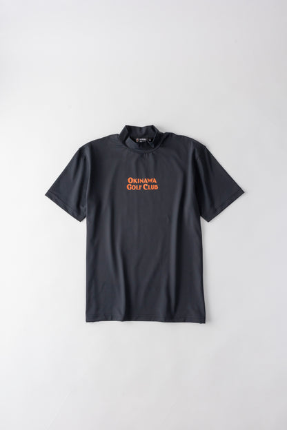 ＊NEW＊【UNISEX】Standard Mock neck Shirt Chill Golf Life Cart Higa-kun BK