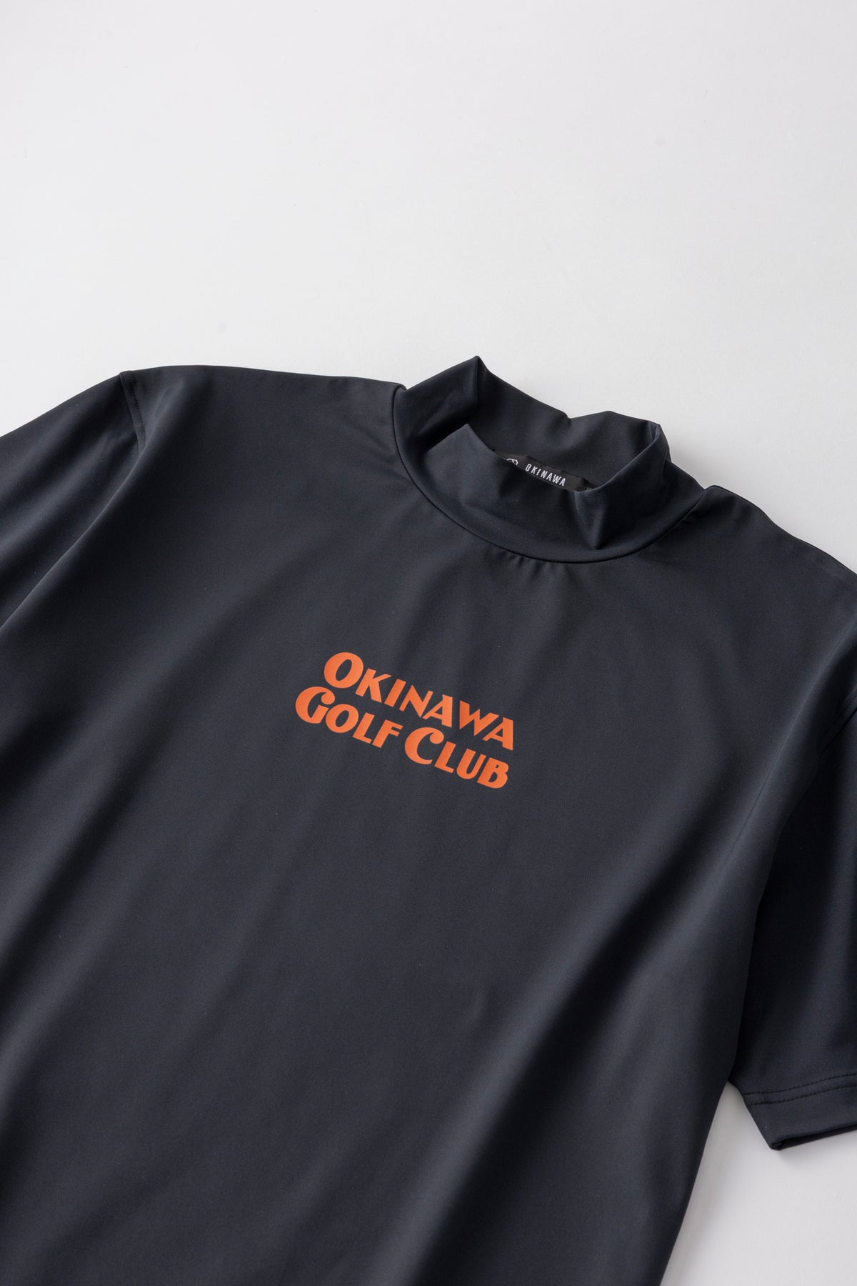 ＊NEW＊【UNISEX】Standard Mock neck Shirt Chill Golf Life Cart Higa-kun BK