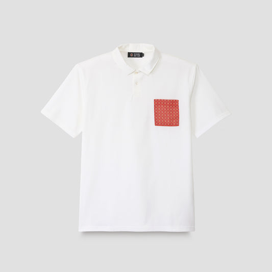 【Men】 CORAL POLO Mesh Block
